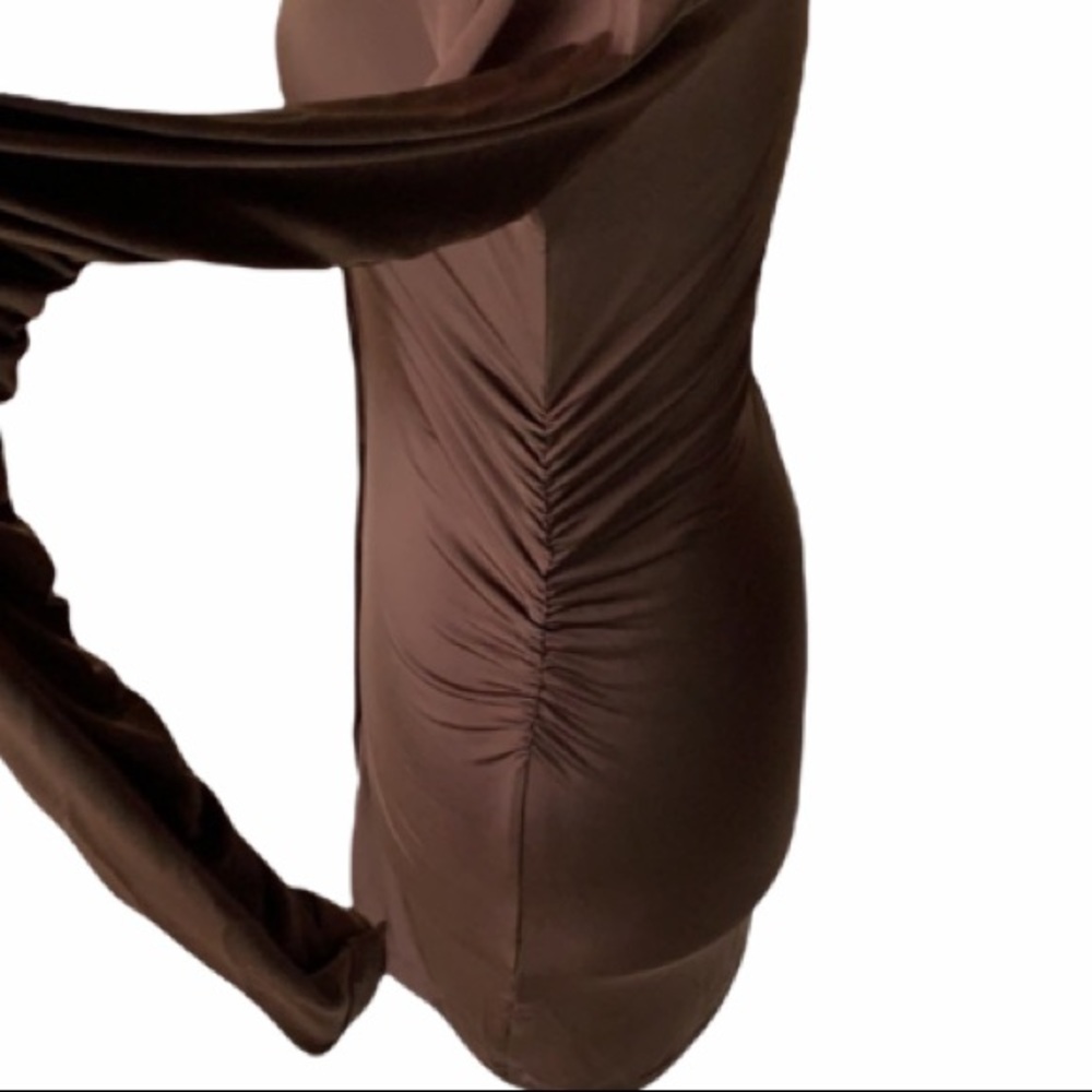 ❌SOLD❌House of CB Chocolate Martinique Jersey Dress - Picture 6 of 9